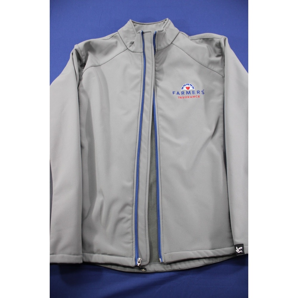 Chase Authentics‎ NASCAR Jacket #5  Zip Up Gray Size Large